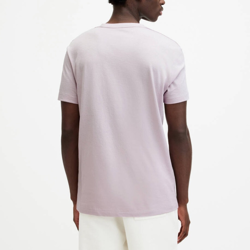 All‎ Saints Brace Cotton Crew Neck Slim Ramskull T-Shirt. Men’s Small. Lilac. - Picture 10 of 10
